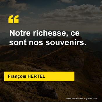 Citations François HERTEL