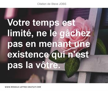 Citations Steve JOBS