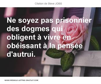 Citations Steve JOBS