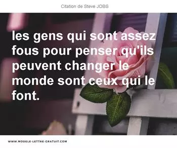Citations Steve JOBS