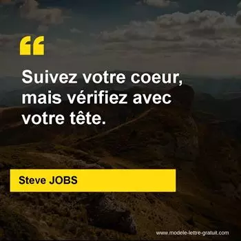 Citation Steve JOBS