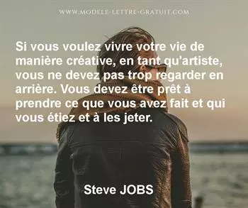 Citation de Steve JOBS