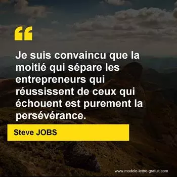 Citation Steve JOBS