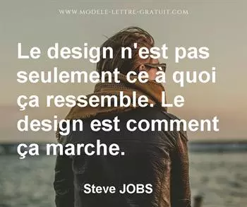 Citation de Steve JOBS