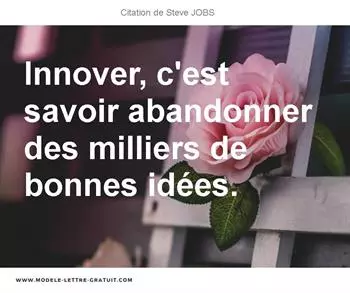 Citations Steve JOBS