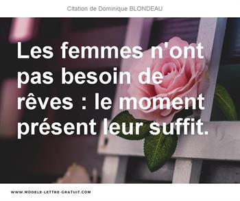 Citations Dominique BLONDEAU