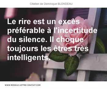 Citations Dominique BLONDEAU