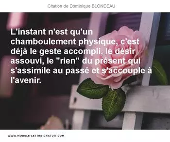 Citations Dominique BLONDEAU
