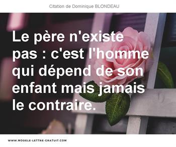 Citations Dominique BLONDEAU