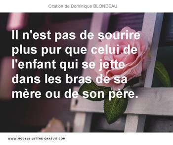 Citations Dominique BLONDEAU