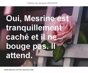 Citations Jacques MESRINE