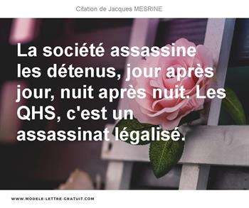 Citations Jacques MESRINE