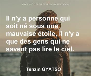 Citation de Tenzin GYATSO