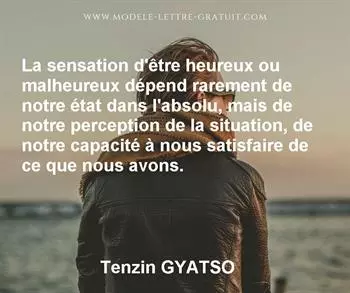 Citation de Tenzin GYATSO