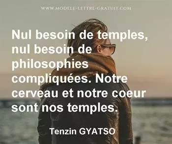 Citation de Tenzin GYATSO