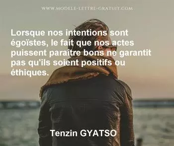 Citation de Tenzin GYATSO