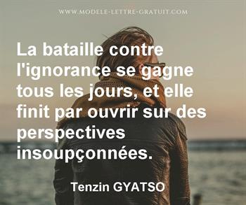 Citation de Tenzin GYATSO