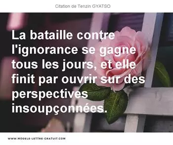 Citations Tenzin GYATSO