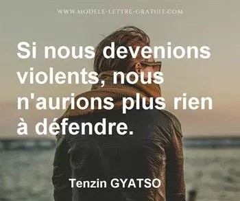Citation de Tenzin GYATSO
