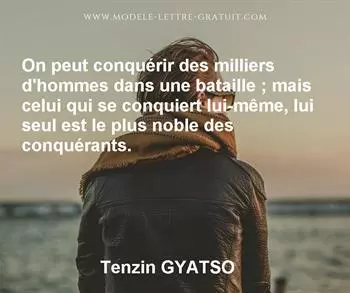 Citation de Tenzin GYATSO