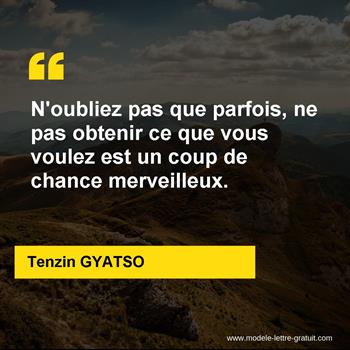 Citation de Tenzin GYATSO