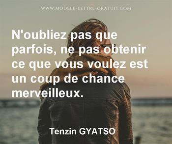 Citation de Tenzin GYATSO