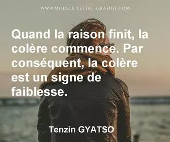 Citation de Tenzin GYATSO