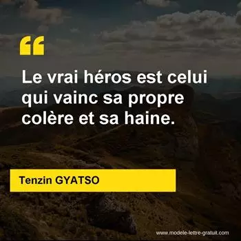 Citation Tenzin GYATSO