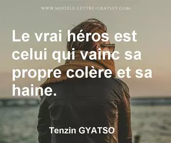 Citation de Tenzin GYATSO