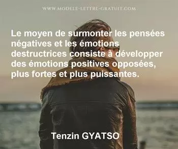 Citation de Tenzin GYATSO