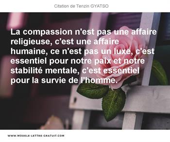 Citations Tenzin GYATSO