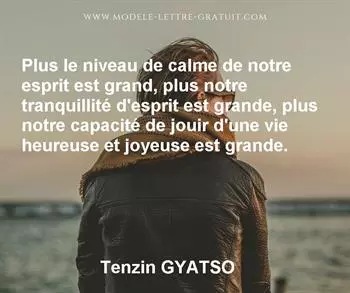 Citation de Tenzin GYATSO