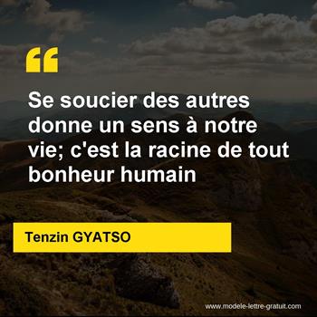 Citation de Tenzin GYATSO