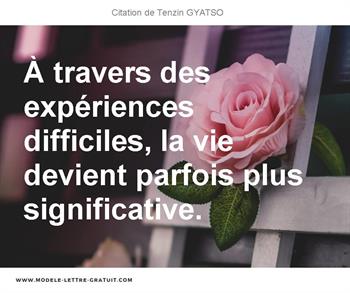 Citations Tenzin GYATSO