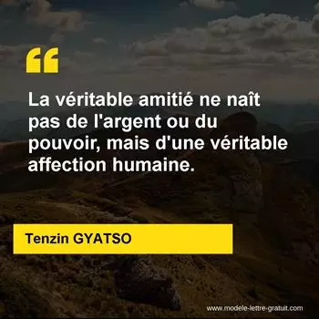 Citation Tenzin GYATSO