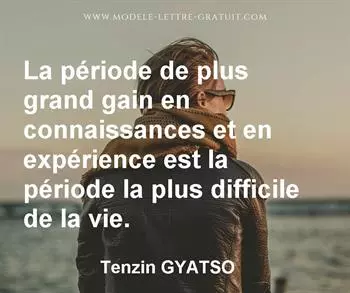 Citation de Tenzin GYATSO