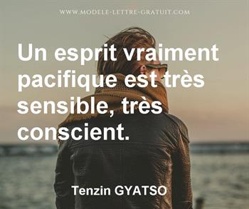 Citation de Tenzin GYATSO