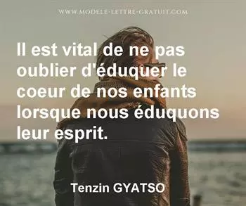 Citation de Tenzin GYATSO