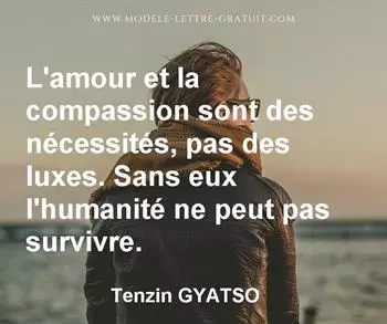 Citation de Tenzin GYATSO