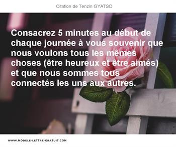 Citations Tenzin GYATSO