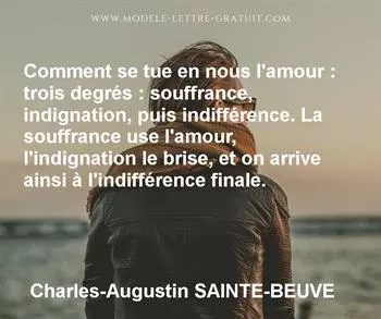 Citation de Charles-Augustin SAINTE-BEUVE