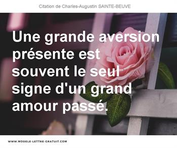 Citations Charles-Augustin SAINTE-BEUVE