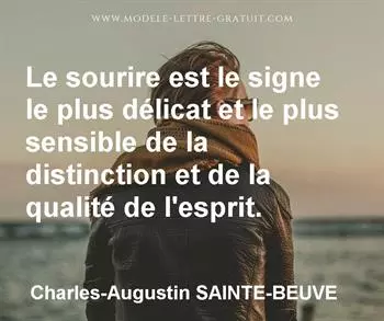 Citation de Charles-Augustin SAINTE-BEUVE