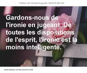 Citations Charles-Augustin SAINTE-BEUVE