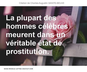 Citations Charles-Augustin SAINTE-BEUVE