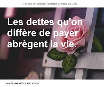 Les Dettes Qu On Differe De Payer Abregent La Vie