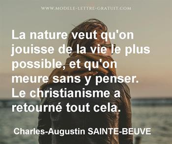 Citation de Charles-Augustin SAINTE-BEUVE
