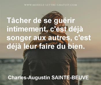 Citation de Charles-Augustin SAINTE-BEUVE