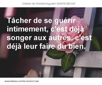 Citations Charles-Augustin SAINTE-BEUVE