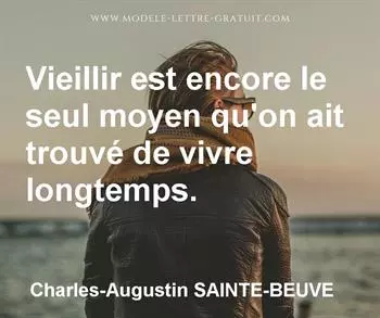Citation de Charles-Augustin SAINTE-BEUVE